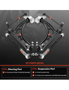 Conjunto A-Premium 6 Piezas Suspensión Volkswagen Audi 2