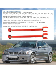 Brazo de Control de Camber Inferior JDMSPEED Rojo BMW E36 E46 Z4 X3 2