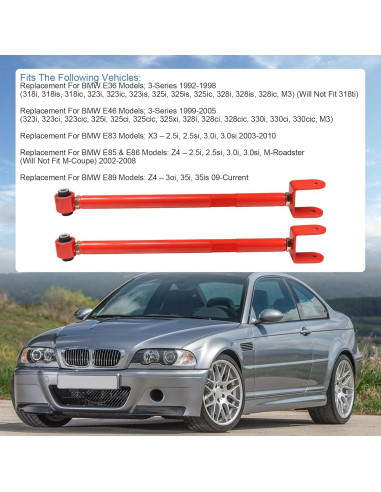 Brazo de Control de Camber Inferior JDMSPEED Rojo BMW E36 E46 Z4 X3