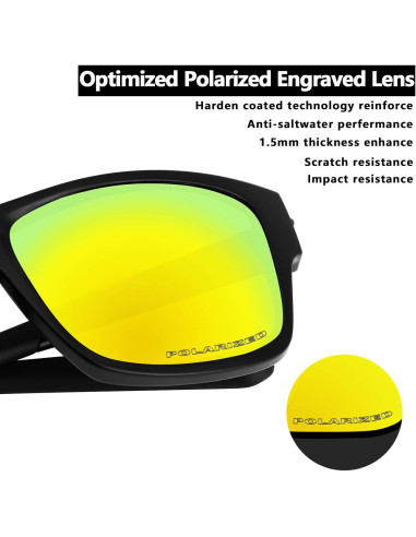 Lentes de Reemplazo Polarizados Alphax para Oakley Gascan