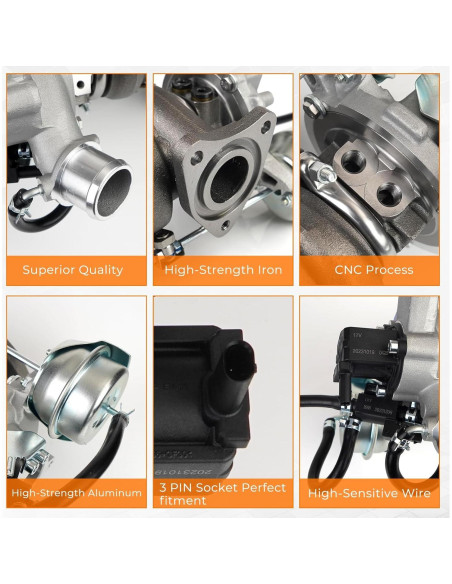 Kit de Reparación Turbo KP39 QBselecar para Motor 1.6L Ford