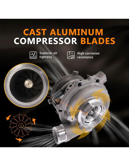 Turbocompresor TOPAZ GT3782VA para Ford F250 F350 6.0L Diesel