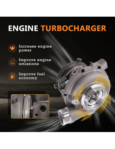 Turbocompresor TOPAZ GT3782VA para Ford F250 F350 6.0L Diesel