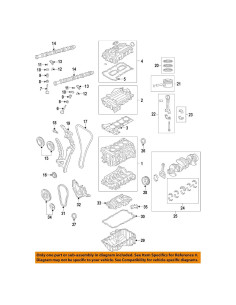 Riel Deslizante BMW OEM 11-31-7-592-850 para 320i/535i