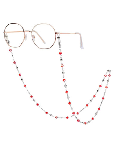 Cadena de Gafas Acero Inoxidable Hecha a Mano 74.93 cm