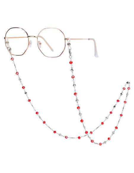 Cadena de Gafas Acero Inoxidable Hecha a Mano 74.93 cm