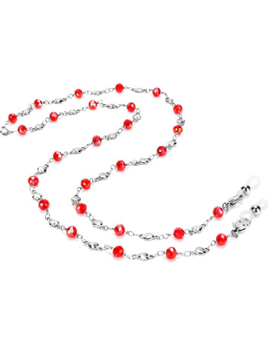 Cadena de Gafas Acero Inoxidable Hecha a Mano 74.93 cm