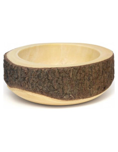 Tazón de Corteza de Acacia Lipper International 25 cm