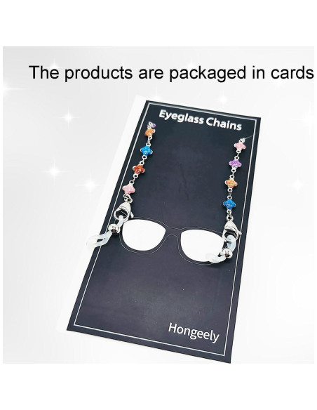 Cadena de Gafas Acero Inoxidable Hecha a Mano 74.93 cm