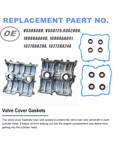 Junta de Tapa de Válvula AUCERAMIC SU-0017-VC para Subaru