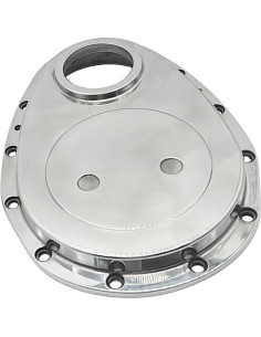 Cubierta de Cadena de Tiempo Aluminio Pulido SHLPDFM para Chevy SBC 2