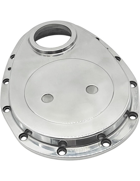 Cubierta de Cadena de Tiempo Aluminio Pulido SHLPDFM para Chevy SBC