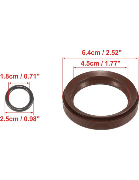 Juego de Juntas de Sello de Cubierta de Tiempo X AUTOHAUX para Ford y Lincoln