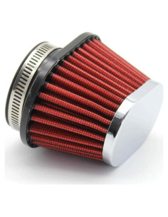 Filtro de Aire Universal Meriton MT-51MM Rojo Ovalado 51mm