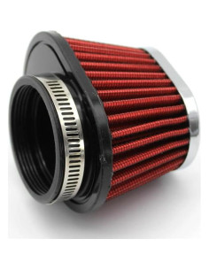Filtro de Aire Universal Meriton MT-51MM Rojo Ovalado 51mm 2