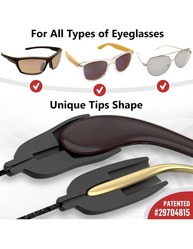 Soporte de Cordón para Gafas Sigonna - Ajustable 35,56 cm