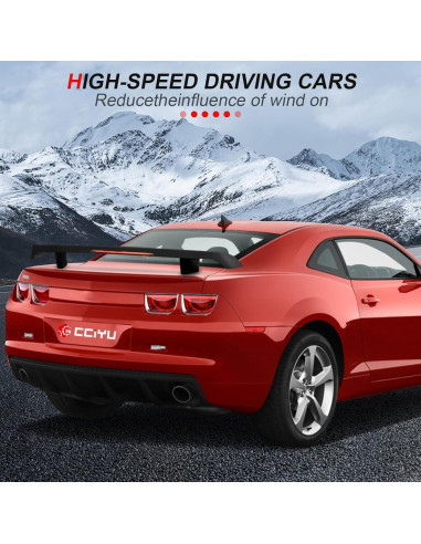 Alerón Trasero Negro ABS con LED para Chevrolet Camaro 2011-2018