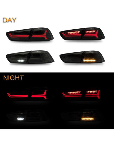 Luces Traseras VLAND Ahumadas para Mitsubishi Lancer EVO X 2008-2020