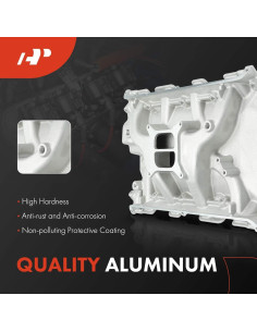 Colector de Admisión A-Premium Aluminio Doble Plano V8 2