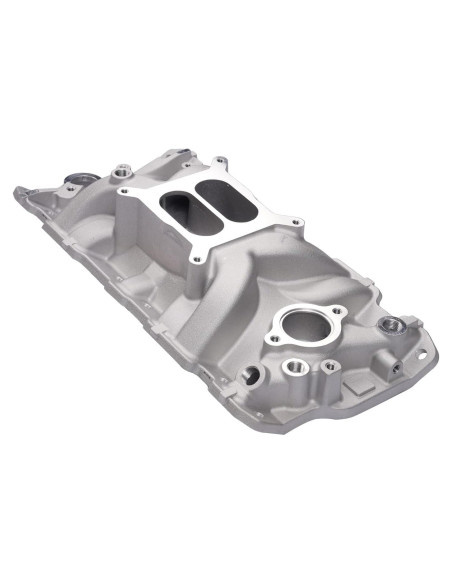 Colector de Admisión Aluminio NEWZQ para Chevy 305 350 383 1955-1986