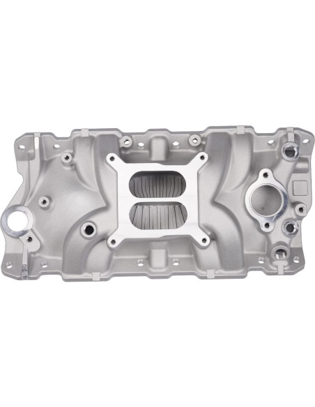 Colector de Admisión Aluminio NEWZQ para Chevy 305 350 383 1955-1986