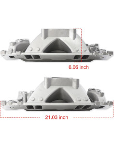 Colector de Admisión Aluminio JGhyperX 52033 Vortec 305 350 2