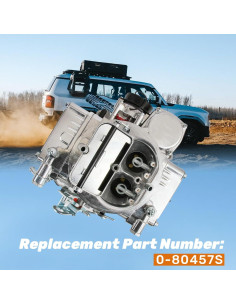 Carburador Genérico 0-80457S 600 CFM 4 Barriles Choke Eléctrico 2