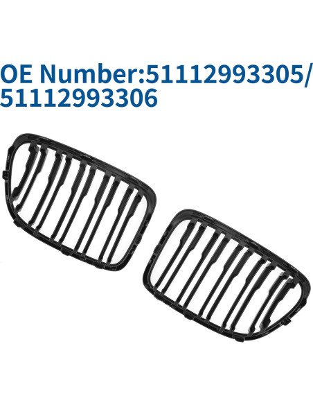 Parrilla del Parachoques Frontal BMW X1 E84 2009-2015 X AUTOHAUX