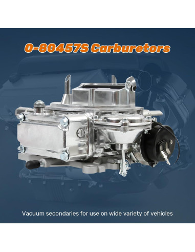 Carburador Genérico 0-80457S 600 CFM 4 Barriles Choke Eléctrico