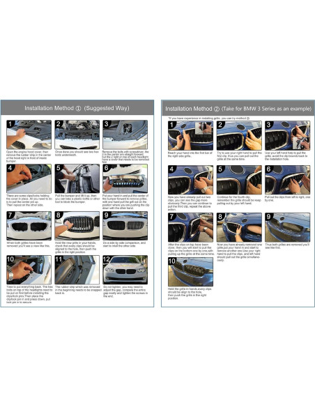 Parrilla del Parachoques Frontal BMW X1 E84 2009-2015 X AUTOHAUX