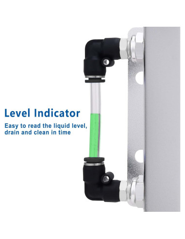 Tanque de Expansión de Refrigerante LokoCar 2L Aluminio Plateado