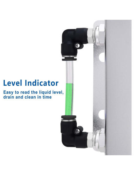 Tanque de Expansión de Refrigerante LokoCar 2L Aluminio Plateado