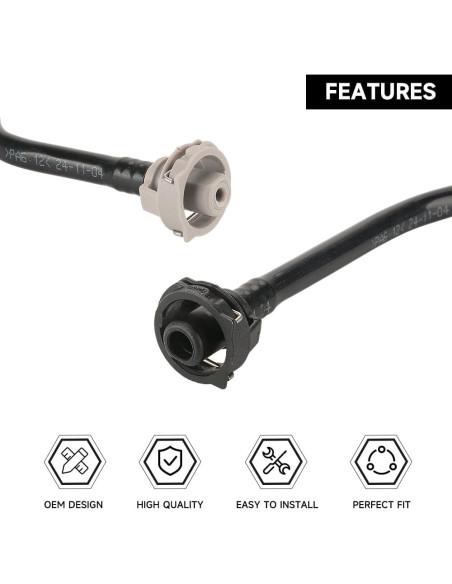 Manguera de Refrigerante Radiador YOLLKY Audi A4 A5 2013-2016