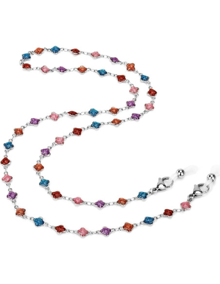 Cadena de Gafas de Acero Inoxidable Hecha a Mano 75 cm