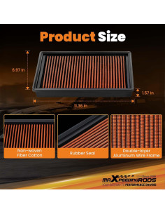 Filtro de Aire Lavable maXpeedingrods para Audi y VW 2013-2021 2