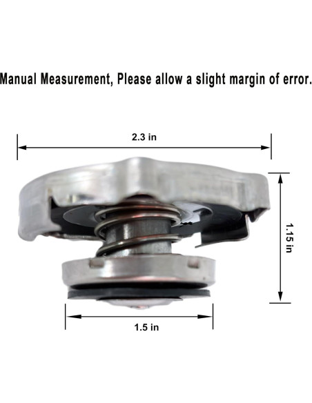 Tapa de Radiador CEYHTLY 55116901AA Compatible Chrysler Dodge Jeep