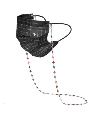 Cadena de Gafas de Acero Inoxidable Hecha a Mano 75 cm