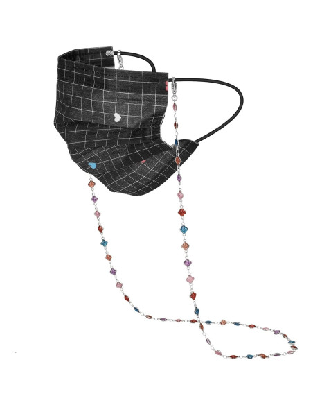 Cadena de Gafas de Acero Inoxidable Hecha a Mano 75 cm