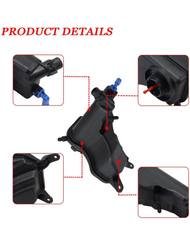 Tanque de Refrigerante YINAVAGAD 17137567462 para BMW