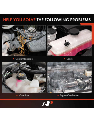 Tanque de Recuperación de Refrigerante A-Premium para BMW 328d, 335i, 435i, M2, M235i