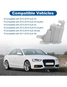 Tanque de Refrigerante Zayody para Audi A4 A5 Q5 2011-2016 2
