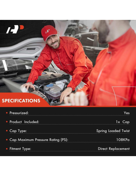 Tanque de refrigerante A-Premium con tapa para Toyota y Lexus