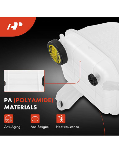 Tanque de refrigerante A-Premium con tapa para Toyota y Lexus