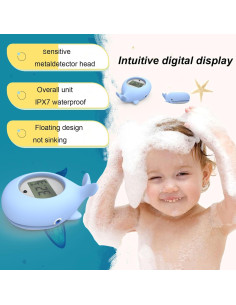 Termómetro de baño digital Orerenko ballena para bebés 2