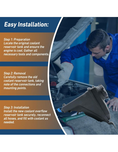 Tanque de Refrigerante Torquizo con Sensor y Tapa para BMW