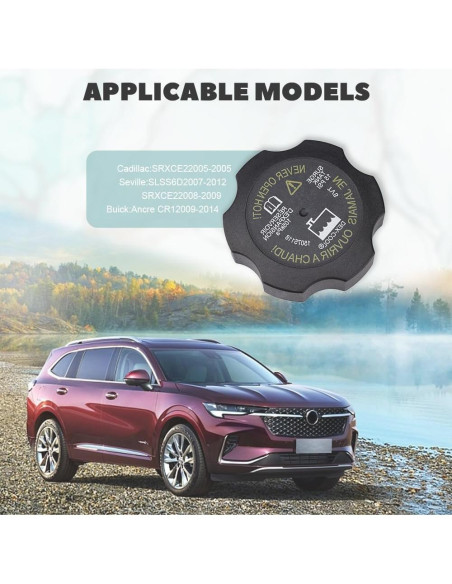 Tapa de Radiador Middrivr para Chevy y Buick - ABS 15075118