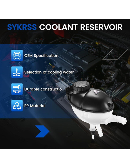 Tanque de Refrigerante SYKRSS 603-257 Compatible Mercedes-Benz