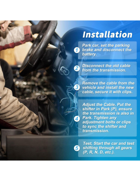 Cable de Cambio de Transmisión Automática VekAuto 0.69kg Ford