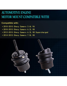 Soporte de Motor SHERXINBO para Chevy Camaro 2010-2015 3.6L 6.2L 2