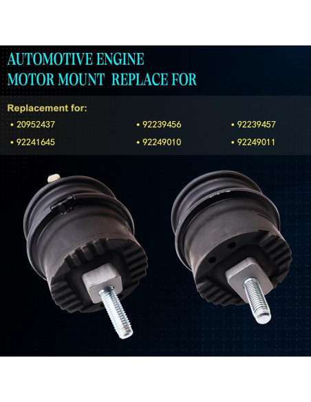 Soporte de Motor SHERXINBO para Chevy Camaro 2010-2015 3.6L 6.2L